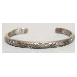 STERLING SILVER CUFF BRACELET