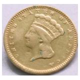 1856 GOLD DOLLAR JEWELRY GRADE