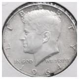 1964 CHOICE BU KENENDY HALF DOLLAR