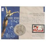 1983 GEM BU OLYMPIC SILVER DOLLAR