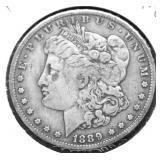 1889 O MORGAN DOLLAR VF
