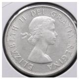 1964 GEM BU CANADA SILVER 50 CENTS