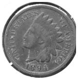 1894 INDIAN HEAD CENT VG