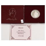 PROOF WASHINGTON HALF DOLLAR W BOX PAPERS