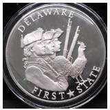 33.1 GRAMS SILVER DELAWARE STATE SEAL