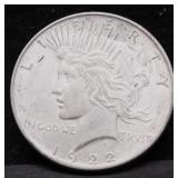 1922 PEACE DOLLAR XF