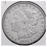 1921 D MORGAN DOLLAR XF