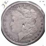 1888  O MORGAN DOLLAR VG