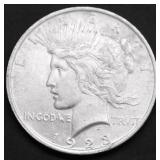 1923 PEACE DOLLAR AU