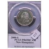 2000 S PCGS PF69DC WASHINGTON QUARTER