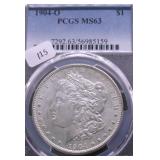 1904 O PCGS MS63 MORGAN DOLLAR