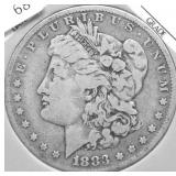 1883 MORGAN DOLLAR F