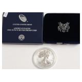2019 W REV PROOF SILVER EAGLE W BOX PAPERS