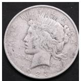1923 PEACE DOLLAR VF