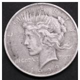 1923 PEACE DOLLAR VF