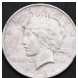 1924 PEACE DOLLAR AU