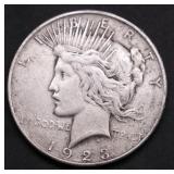1923 D PEACE DOLLAR VF