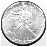 1987 SILVER EAGLE GEM