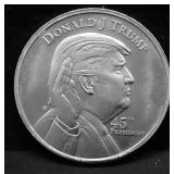 TRUMP 1 OZ .999 SILVER ROUND