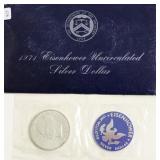 1971 S SILVER GSA IKE DOLLAR