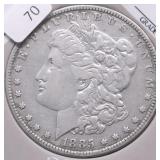 1885 MORGAN DOLLAR VF