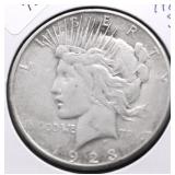 1923 S PEACE DOLLAR VF