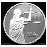 1 OZ .999 SILVER ROUND