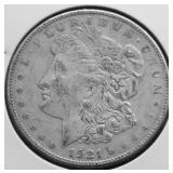 1921 S MORGAN DOLLAR XF