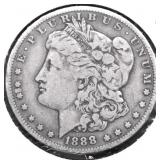 1888 O MORGAN DOLLAR F