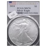 2024 PCGS MS69 SILVER EAGLE