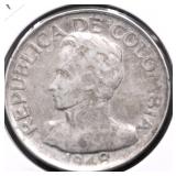 1948 COLUMBIA SILVER 50 CENTS VF