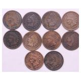 10 INDIAN HEAD CENTS