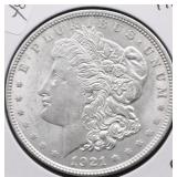 1921 CHOICE BU MORGAN DOLLAR