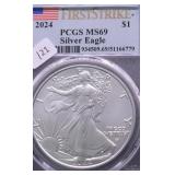 2024 PCGS MS69 SILVER EAGLE