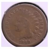 1866 INDIAN HEAD CENT VG