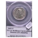 2009 P PCGS GEM  BU WASHINGTON QUARTER