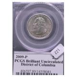 2009 P PCGS GEM  BU WASHINGTON QUARTER