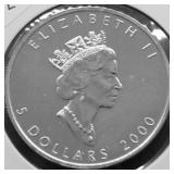 2000 CANADA MAPLE LEAF GEM