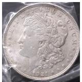 1921 MORGAN DOLLAR AU