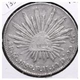1869 MEXICO 8 REALS XF