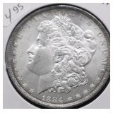 1884 O GEM BU MORGAN DOLLAR