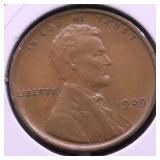 1909 VDB CHOICE BU LINCOLN CENT
