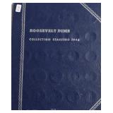 1946 TO ROOSVELT DIME COLLECTION 48 SILVER PLUS CL