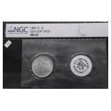 1881 O NGC MS63 GSA MORGAN DOLLAR