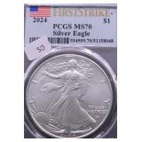2024 PCGS MS70 SILVER EAGLE
