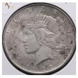 1922 PEACE DOLLAR XF