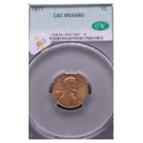 1977 CAC MS66 RED LINCOLN CENT