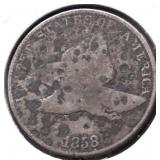 1858 FLYING EAGLE CENT AG DETAILS