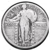 1928 STANDING QUARTER VF