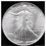 1986 SILVER EAGLE GEM